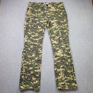 Golden Denim Jeans Mens 34x32 Camo Jeans Hiking Utility  Made In USA